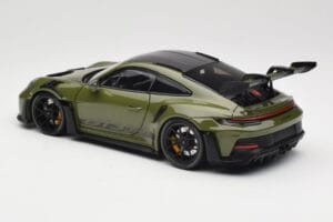 Porsche 911 992 GT3 RS Nato Olive & Black Wheels Minichamps 1:18 110062027 Diecast — photo 7 of 8
