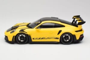 Porsche 911 992 GT3 RS Racing Yellow & Black Wheels Minichamps 1:18 153062245 Diecast — photo 3 of 6