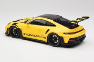 Porsche 911 992 GT3 RS Racing Yellow & Black Wheels Minichamps 1:18 153062245 Diecast — photo 5 of 6