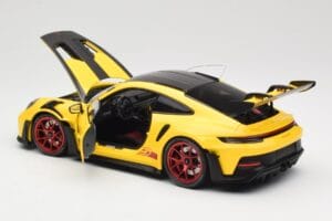 Porsche 911 992 GT3 RS Racing Yellow Weissach Package & Red Wheels Minichamps 1:18 110062025 Diecast — photo 5 of 8