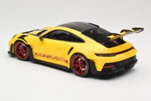 Porsche 911 992 GT3 RS Racing Yellow Weissach Package & Red Wheels Minichamps 1:18 110062025 Diecast — photo 7 of 8