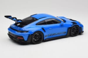 Porsche 911 992 GT3 RS Shark Blue & Black Wheels Minichamps 1:18 153062233 Diecast — photo 2 of 6