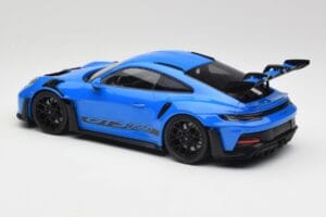 Porsche 911 992 GT3 RS Shark Blue & Black Wheels Minichamps 1:18 153062233 Diecast — photo 5 of 6