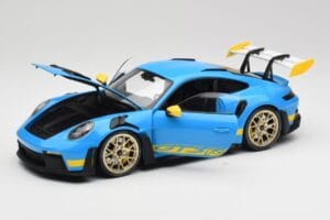 Porsche 911 992 GT3 RS Shark Blue & Yellow Decor Concept Minichamps 1:18 911992001 Diecast — photo 2 of 8