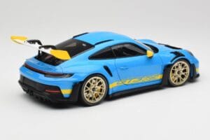 Porsche 911 992 GT3 RS Shark Blue & Yellow Decor Concept Minichamps 1:18 911992001 Diecast — photo 3 of 8