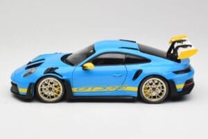 Porsche 911 992 GT3 RS Shark Blue & Yellow Decor Concept Minichamps 1:18 911992001 Diecast — photo 4 of 8