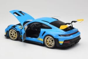 Porsche 911 992 GT3 RS Shark Blue & Yellow Decor Concept Minichamps 1:18 911992001 Diecast — photo 5 of 8