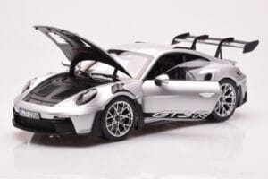 Porsche 911 992 GT3 RS Silver Metallic Norev 1:18 187357 Diecast — photo 2 of 8