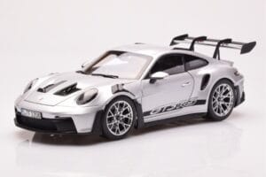 Porsche 911 992 GT3 RS Silver Metallic Norev 1:18 187357 Diecast