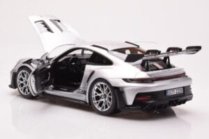 Porsche 911 992 GT3 RS Silver Metallic Norev 1:18 187357 Diecast — photo 5 of 8