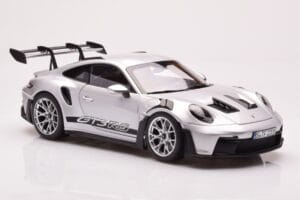 Porsche 911 992 GT3 RS Silver Metallic Norev 1:18 187357 Diecast — photo 6 of 8