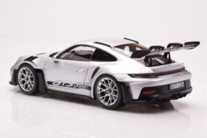 Porsche 911 992 GT3 RS Silver Metallic Norev 1:18 187357 Diecast — photo 7 of 8