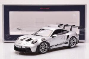 Porsche 911 992 GT3 RS Silver Metallic Norev 1:18 187357 Diecast — photo 8 of 8