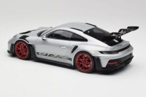 Porsche 911 992 GT3 RS Silver & Red Wheels Minichamps 1:18 153062241 Diecast — photo 5 of 6