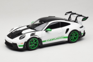 Porsche 911 992 GT3 RS Tribute to Carrera RS White Python Green Norev 1:18 187372 Diecast