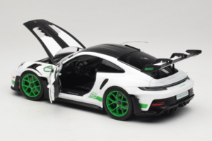Porsche 911 992 GT3 RS Tribute to Carrera RS White Python Green Norev 1:18 187372 Diecast — photo 5 of 8