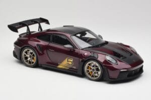 Porsche 911 992 GT3 RS Ultraviolet & Silver Wheels Minichamps 1:18 110062029 Diecast — photo 6 of 8