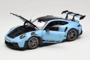 Porsche 911 992 GT3 RS Weissach Pack Gulf Blue Norev 1:18 187367 Diecast — photo 2 of 8