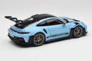 Porsche 911 992 GT3 RS Weissach Pack Gulf Blue Norev 1:18 187367 Diecast — photo 3 of 8