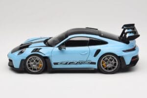 Porsche 911 992 GT3 RS Weissach Pack Gulf Blue Norev 1:18 187367 Diecast — photo 4 of 8