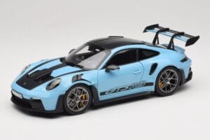 Porsche 911 992 GT3 RS Weissach Pack Gulf Blue Norev 1:18 187367 Diecast