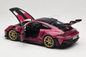 Porsche 911 992 GT3 RS Weissach Package Ruby Star Norev 1:18 187370 Diecast — photo 5 of 8