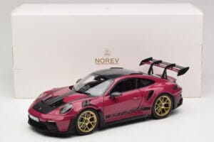 Porsche 911 992 GT3 RS Weissach Package Ruby Star Norev 1:18 187370 Diecast — photo 8 of 8