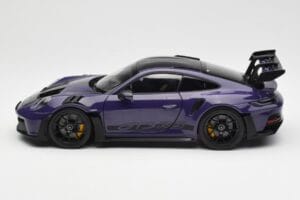 Porsche 911 992 GT3 RS Weissach Package Ultraviolet Norev 1:18 187368 Diecast — photo 4 of 8