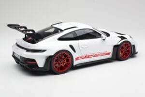 Porsche 911 992 GT3 RS White & Pyro Red Norev 1:12 127530 Diecast — photo 2 of 6