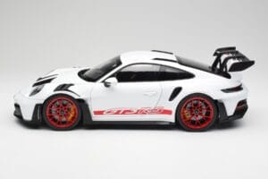 Porsche 911 992 GT3 RS White & Pyro Red Norev 1:12 127530 Diecast — photo 3 of 6