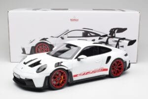 Porsche 911 992 GT3 RS White & Pyro Red Norev 1:12 127530 Diecast — photo 6 of 6
