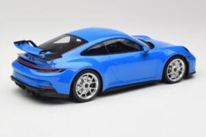 Porsche 911 992 GT3 Shark Blue & Silver Wheels Minichamps 1:18 143069015 Resin — photo 2 of 6