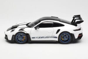 Porsche 911 992 GT3 Weissach Package White & Indigo Blue Norev 1:18 187353 Diecast — photo 4 of 8