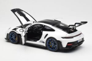 Porsche 911 992 GT3 Weissach Package White & Indigo Blue Norev 1:18 187353 Diecast — photo 5 of 8
