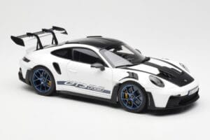 Porsche 911 992 GT3 Weissach Package White & Indigo Blue Norev 1:18 187353 Diecast — photo 6 of 8