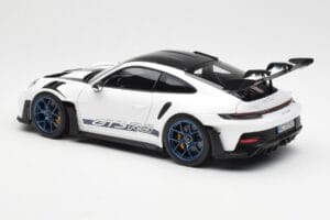 Porsche 911 992 GT3 Weissach Package White & Indigo Blue Norev 1:18 187353 Diecast — photo 7 of 8