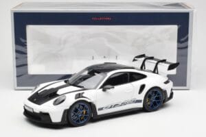 Porsche 911 992 GT3 Weissach Package White & Indigo Blue Norev 1:18 187353 Diecast — photo 8 of 8