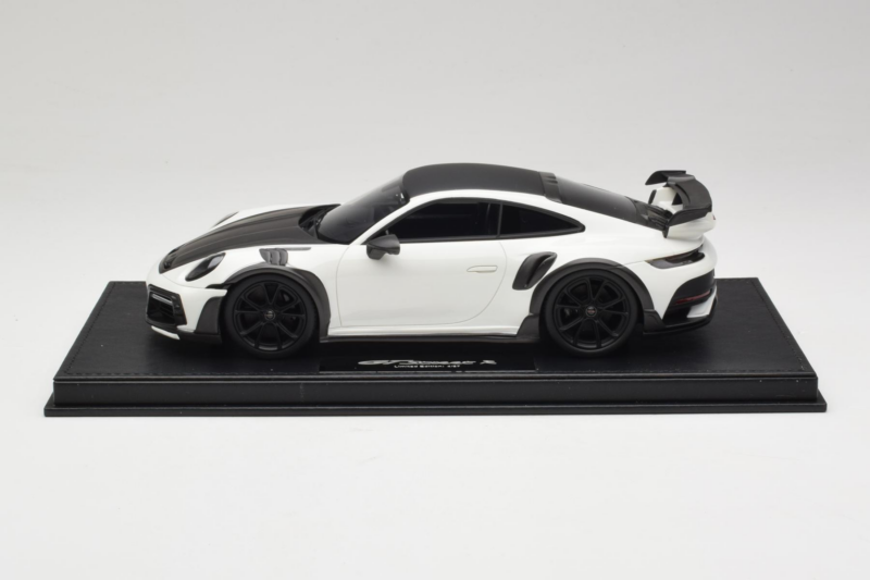 Porsche 911 992 TechArt GTstreet R White With Black Wheels TechArt 1:18 REMC013 Resin
