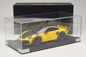 Porsche 911 992 TechArt GTstreet R Yellow With Black Wheels TechArt 1:18 REMC011 Resin — photo 6 of 6