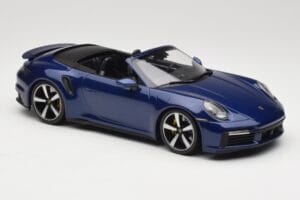 Porsche 911 992 Turbo S Cabriolet Blue Metallic Minichamps 1:18 155069081 Diecast — photo 4 of 6