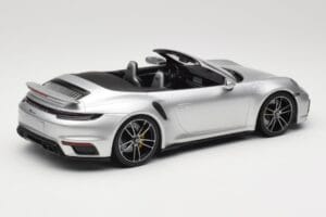 Porsche 911 992 Turbo S Cabriolet Silver Minichamps 1:18 155069082 Diecast — photo 2 of 6