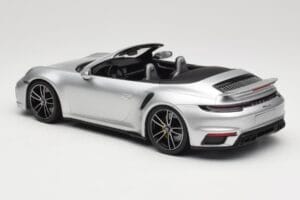 Porsche 911 992 Turbo S Cabriolet Silver Minichamps 1:18 155069082 Diecast — photo 5 of 6
