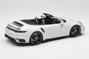 Porsche 911 992 Turbo S Cabriolet White Metallic Minichamps 1:18 155069080 Diecast — photo 2 of 6