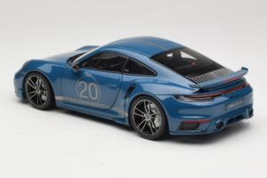 Porsche 911 992 Turbo S Coupe Sport Design Blue Minichamps 1:18 113069073 Diecast — photo 7 of 8