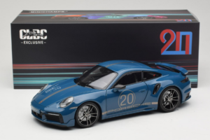 Porsche 911 992 Turbo S Coupe Sport Design Blue Minichamps 1:18 113069073 Diecast — photo 8 of 8