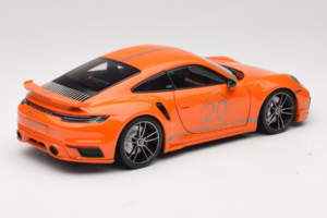 Porsche 911 992 Turbo S Coupe Sport Design Orange Minichamps 1:18 113069074 Diecast — photo 3 of 8