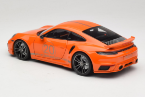 Porsche 911 992 Turbo S Coupe Sport Design Orange Minichamps 1:18 113069074 Diecast — photo 7 of 8