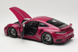 Porsche 911 992 Turbo S Coupe Sport Design Red Minichamps 1:18 113069075 Diecast — photo 5 of 8