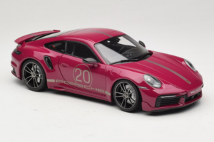 Porsche 911 992 Turbo S Coupe Sport Design Red Minichamps 1:18 113069075 Diecast — photo 6 of 8