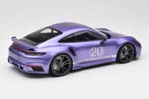 Porsche 911 992 Turbo S Sport Design Package Viola Metallic Minichamps 1:18 155069174 Diecast — photo 2 of 6